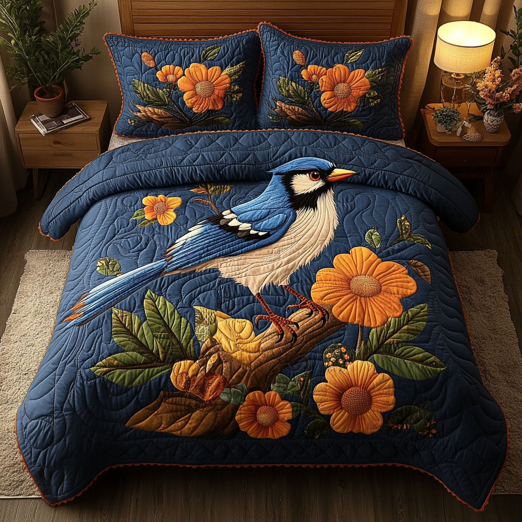 Songbird Serenity Quilted Bedding Set Bed Decor Ideas Best Gifts For Bird Lovers