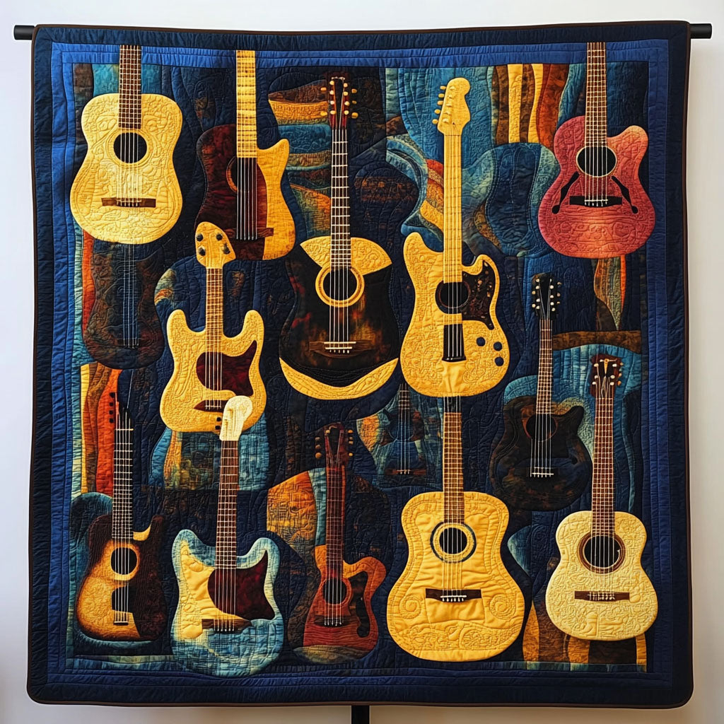 Sonic Strings Quilted Blanket Gift Ideas For Music Lovers