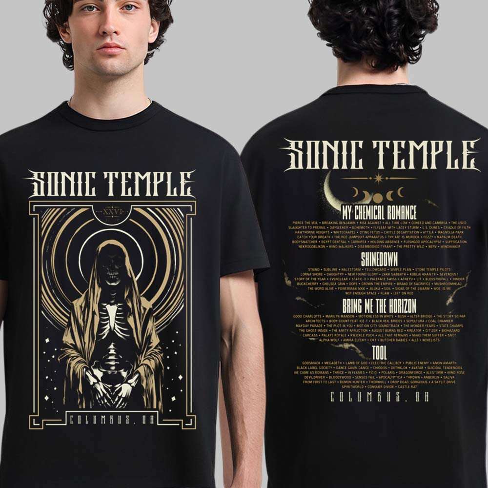 Sonic Temple 2026 Festival T-Shirt Music Concert Tee Unique Gift For Father's Day