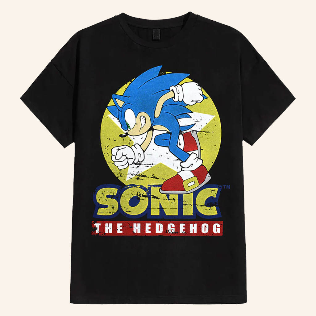 Sonic The Hedgehog Merch Hedgehog T-Shirt Sonic Merch Gifts For Boyfriend Sonic The Hedgehog Merch Hedgehog T-Shirt Sonic Merch Gifts For Boyfriend