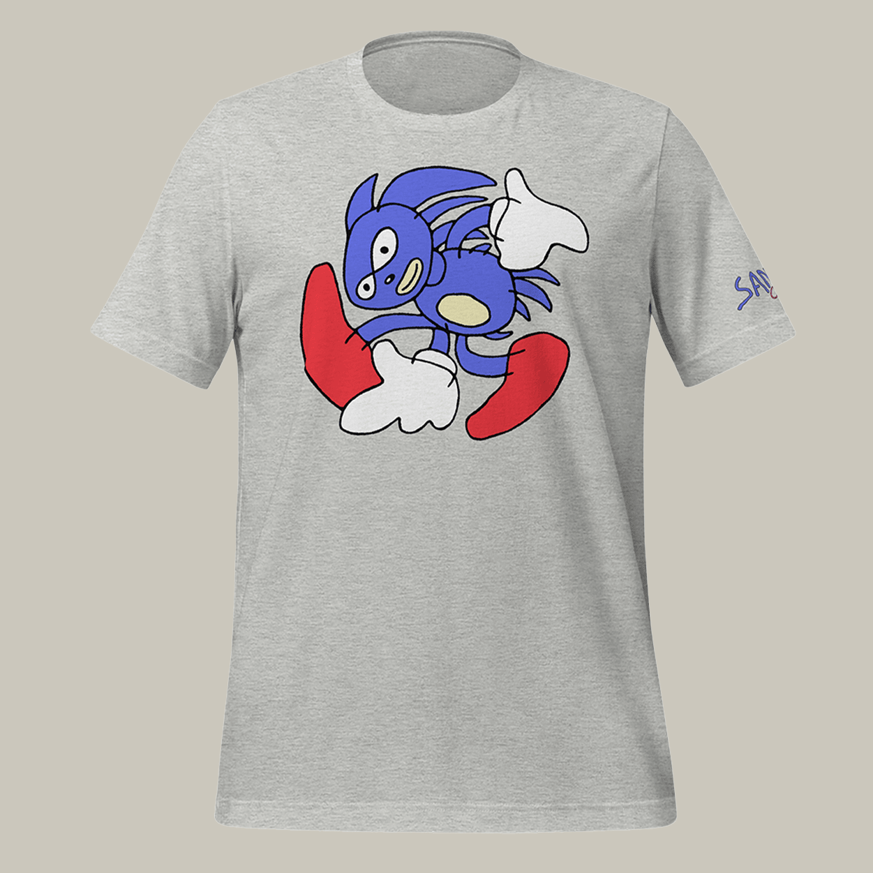 Sonic The Hedgehog Sanic Adventure T-Shirt Galaxy Sanic Tee Cool Gift For Friends