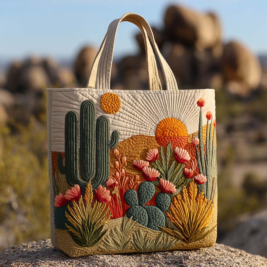 Sonoran Whirl Quilted Tote Bag Best Cat Gifts For Christmas