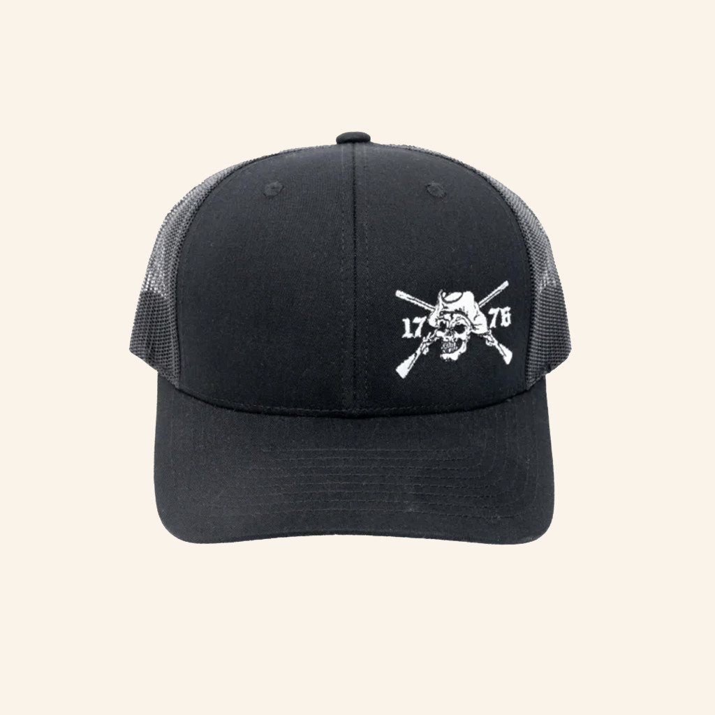 Sons Of Liberty Gun Works Merch Black Structured Trucker Hat Angry Patriot Logo Hat Embroidered Sons Of Liberty Gun Works Merch Black Structured Trucker Hat Angry Patriot Logo Hat Embroidered