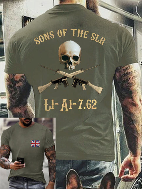 Sons Of The SLR Shirt Men's Patriotic Apparel Gifts For Military