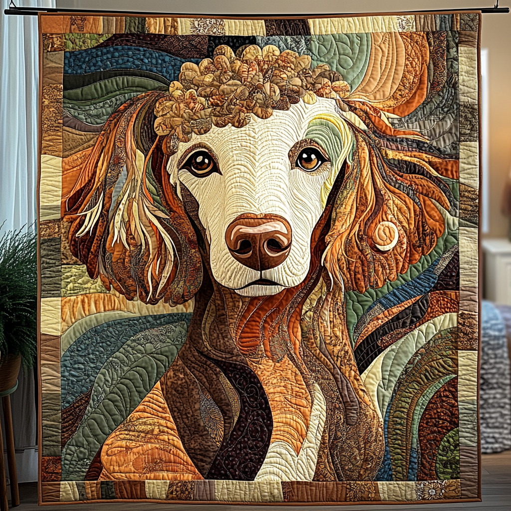 Sophisticated Swirls Quilted Blanket Dog Gift Ideas For Dog Owners