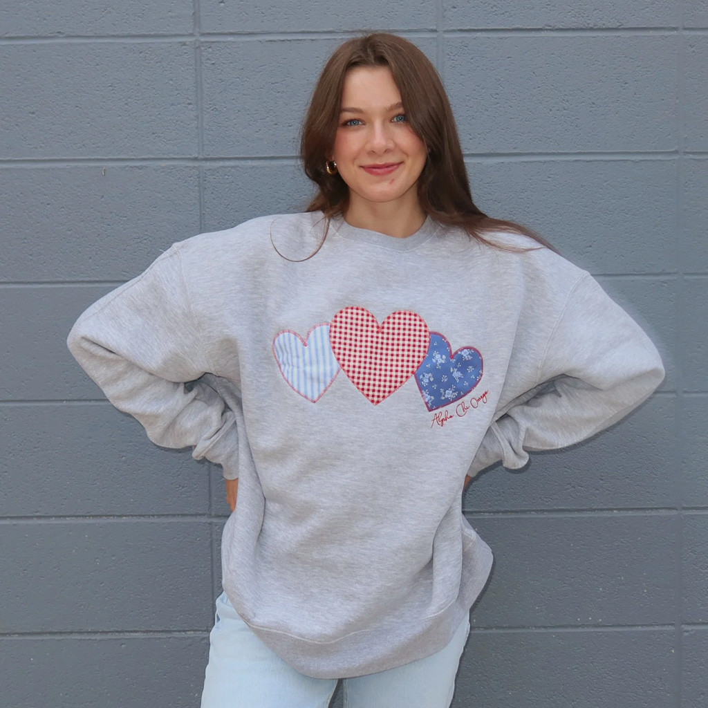 Sorority Merch All American Girl Sorority Sweatshirt Christmas Gifts For Sister