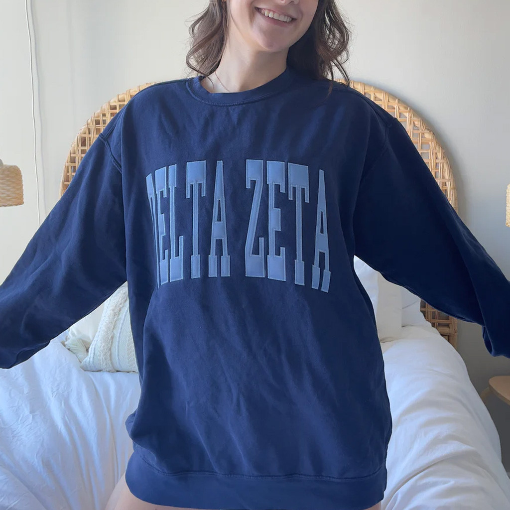 Sorority Merch Beach Day Applique Sorority Sweatshirt Christmas Gifts For Her