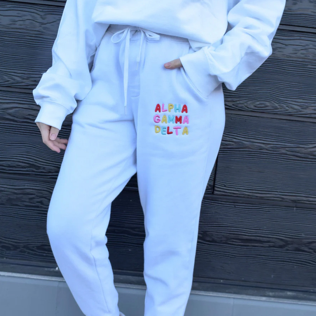 Sorority Merch Bright And Fun Sorority Joggers Christmas Gifts For Her Sorority Merch Bright And Fun Sorority Joggers Christmas Gifts For Her
