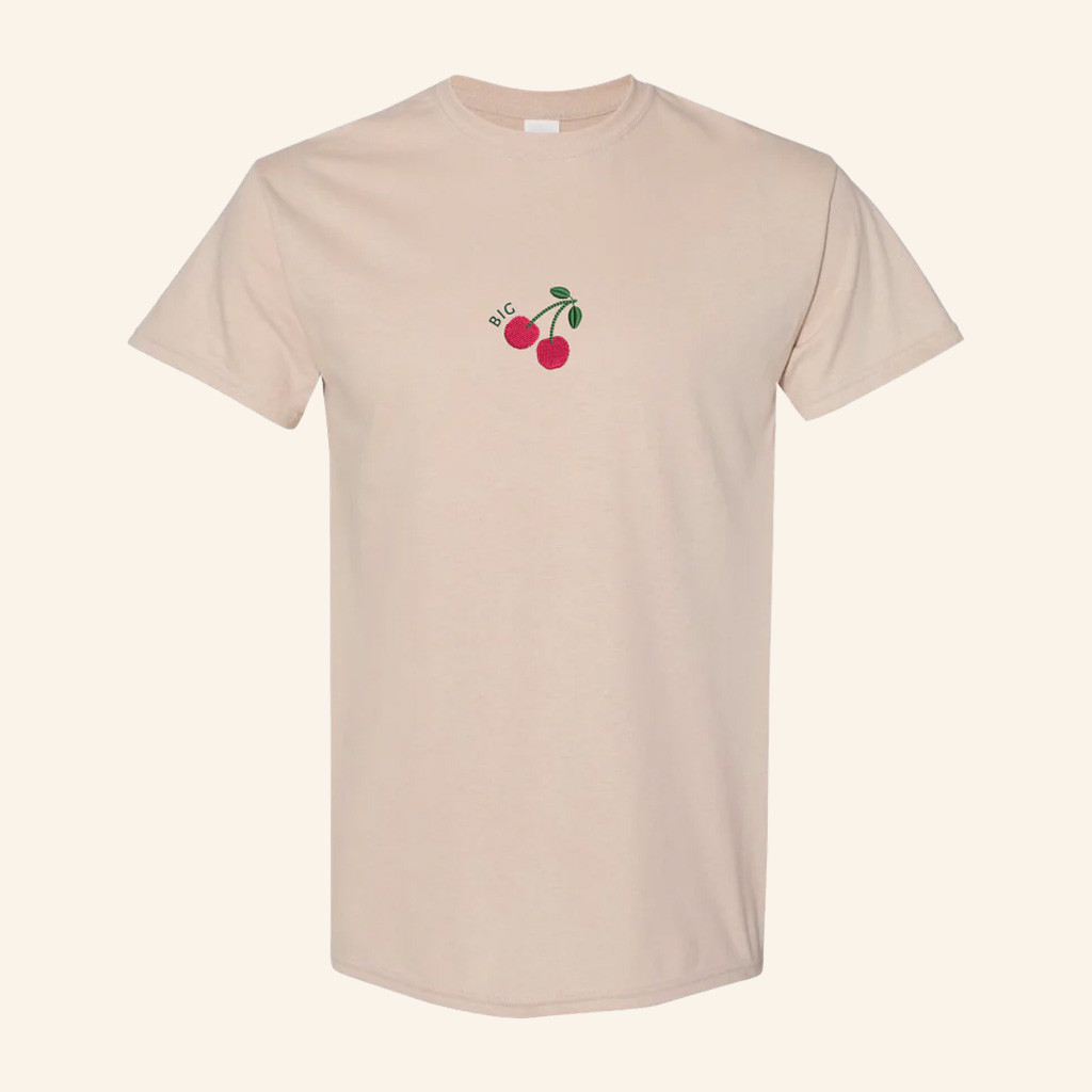 Sorority Merch Cherry Big Little T-Shirt Embroidered Christmas Gift Ideas For Her