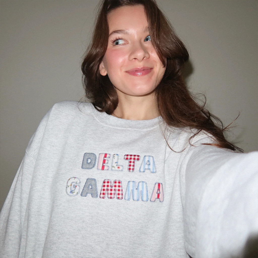 Sorority Merch Delta Gamma Sorority Sweatshirt Christmas Gift Ideas For Daughter