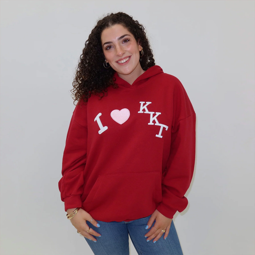 Sorority Merch I Love KKT Sorority Hoodie Christmas Gift Ideas For Sister Sorority Merch I Love KKT Sorority Hoodie Christmas Gift Ideas For Sister