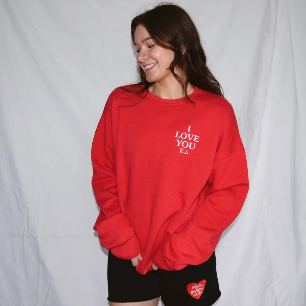 Sorority Merch I Love You Sorority Sweatshirt Birthday Gifts For Daughter Sorority Merch I Love You Sorority Sweatshirt Birthday Gifts For Daughter
