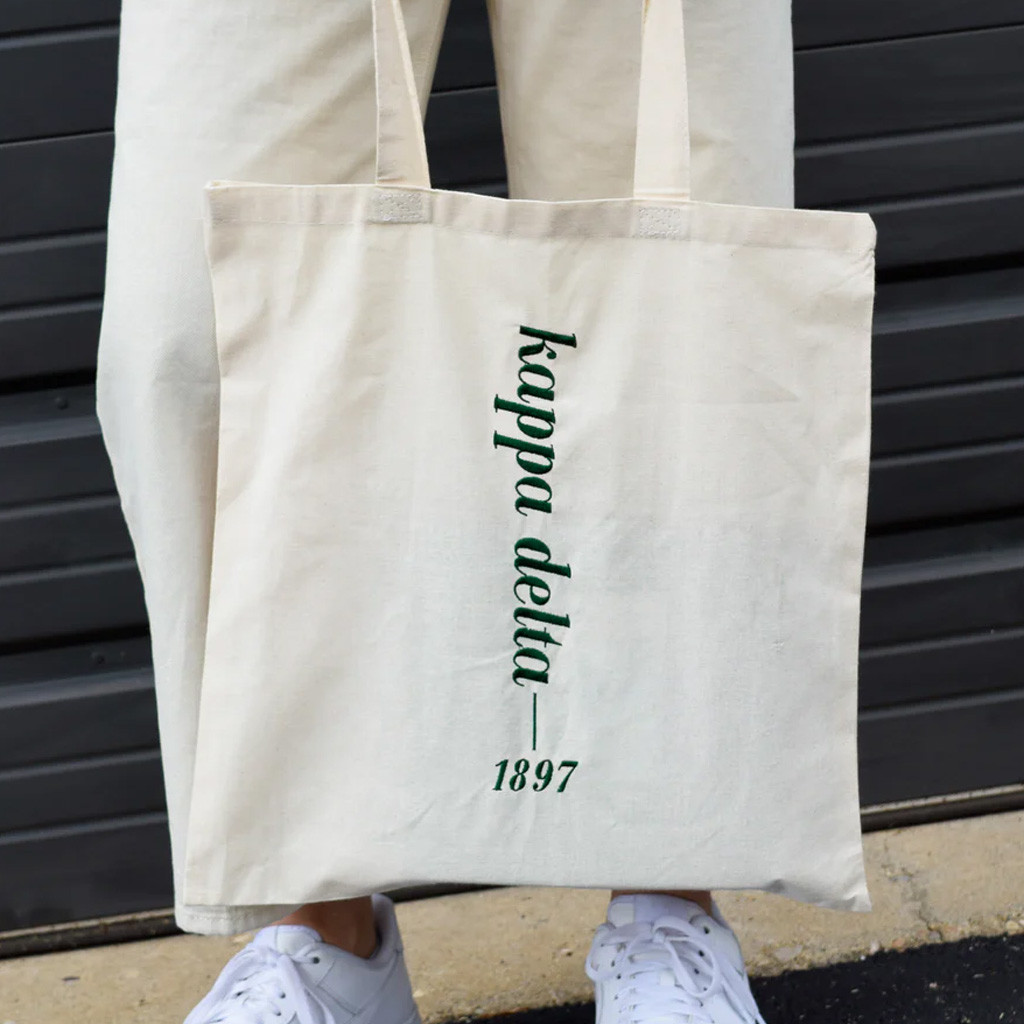 Sorority Merch Kappa Delta 1897 Tote Bag Gifts For Best Friends