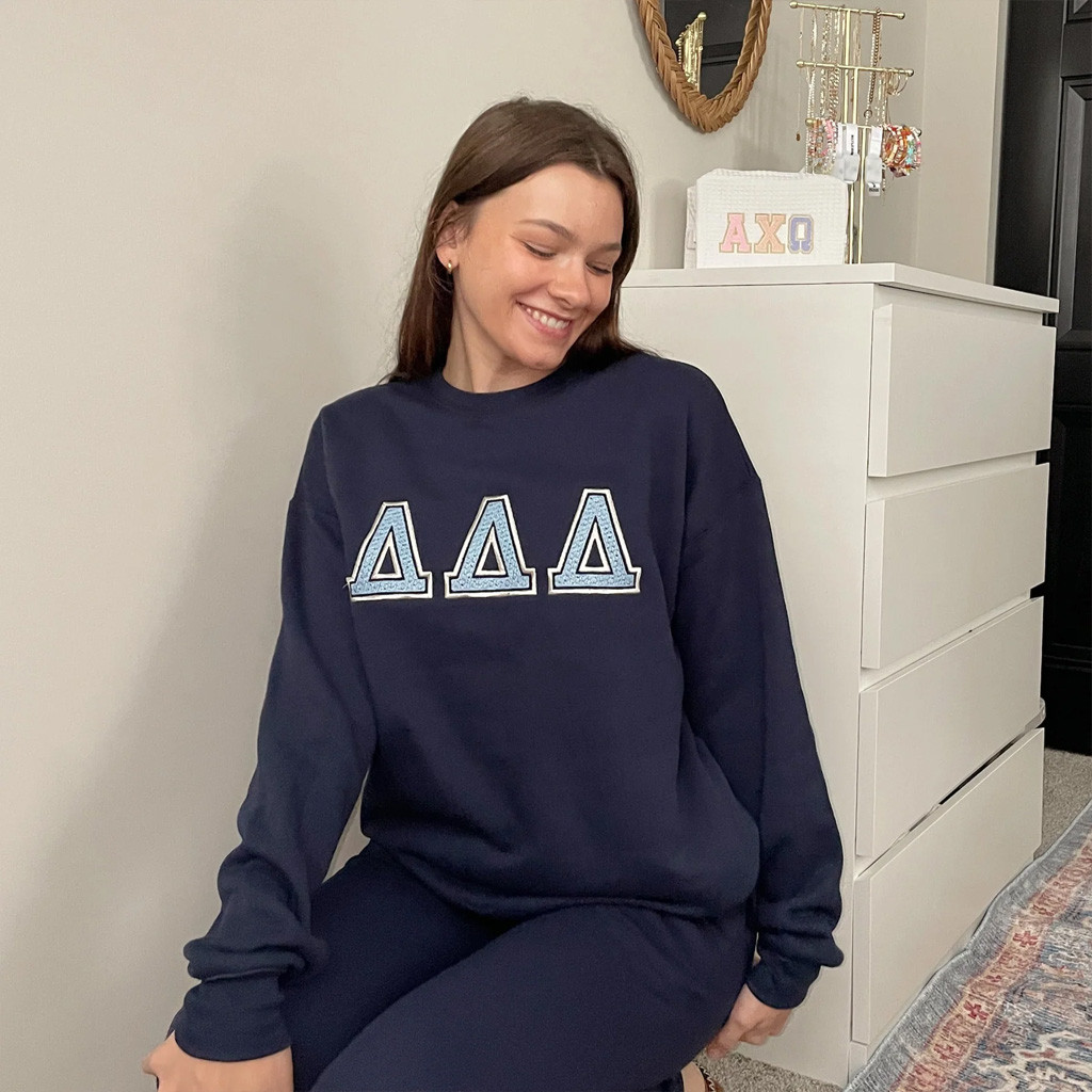 Sorority Merch Navy Sorority Sweatshirt Christmas Presents For Sister
