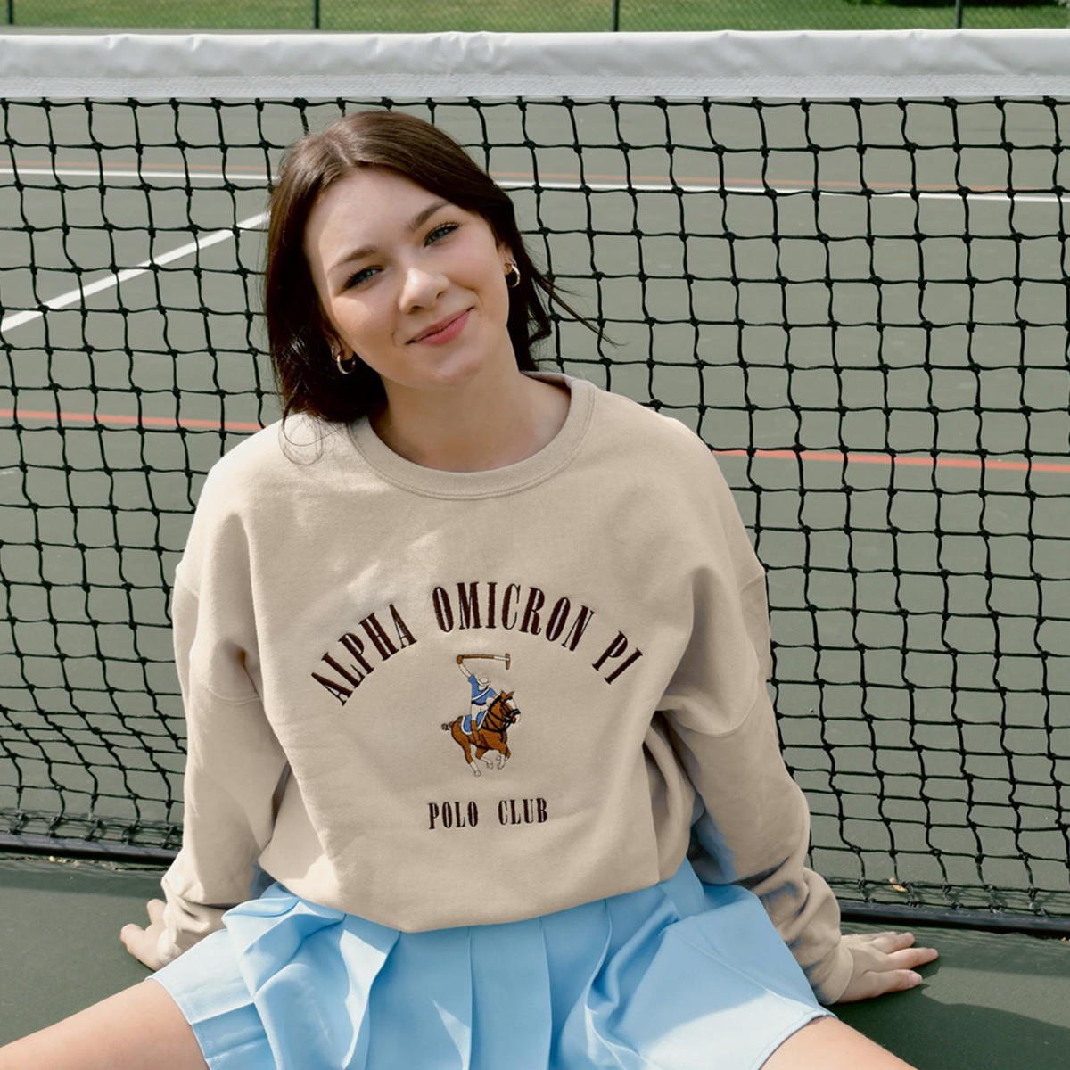 Sorority Merch Polo Club Sorority Sweatshirt Embroidered Christmas Gifts For Her