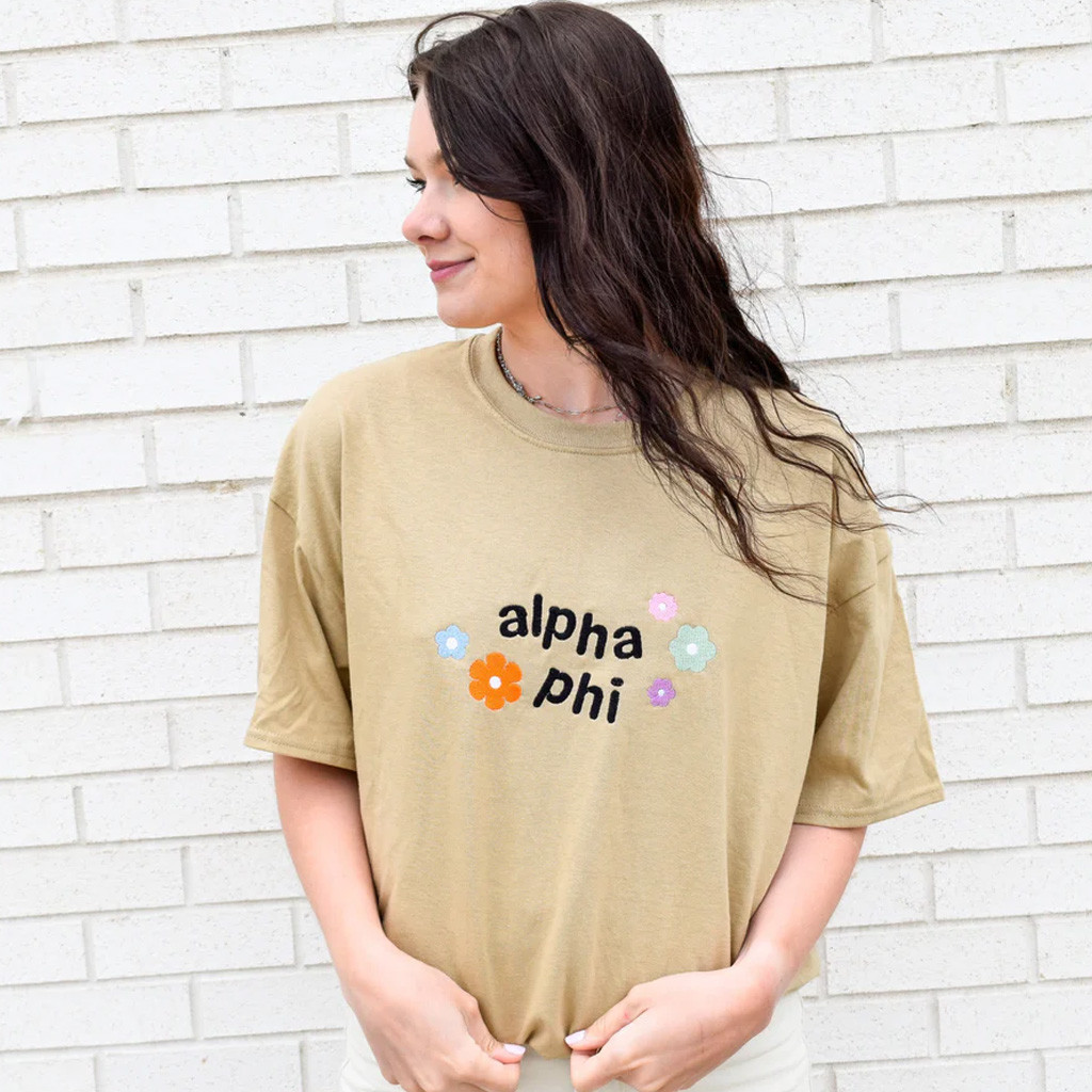 Sorority Merch Retro Daisy Sorority T-Shirt Christmas Gifts For Friends