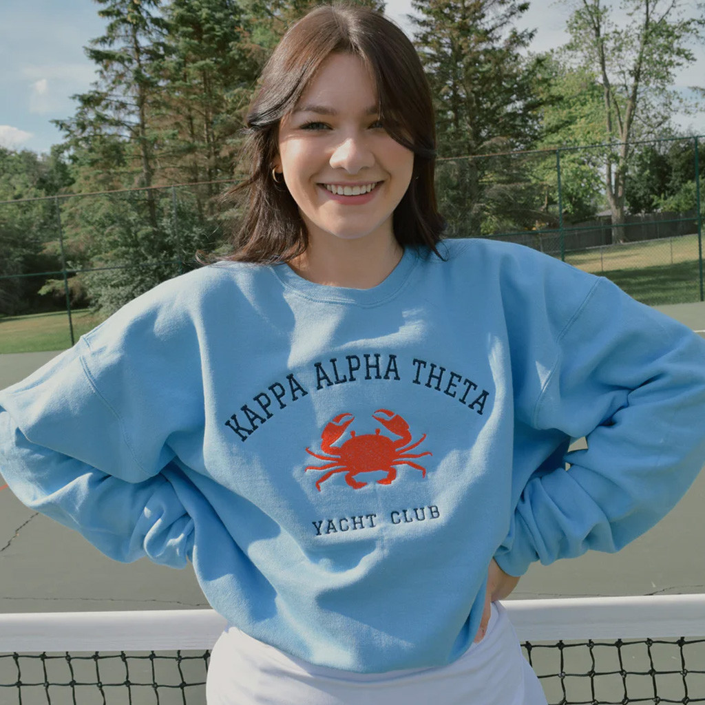 Sorority Merch Saltwater Yacht Club Sorority Sweatshirt Birthday Presents For Her Sorority Merch Saltwater Yacht Club Sorority Sweatshirt Birthday Presents For Her