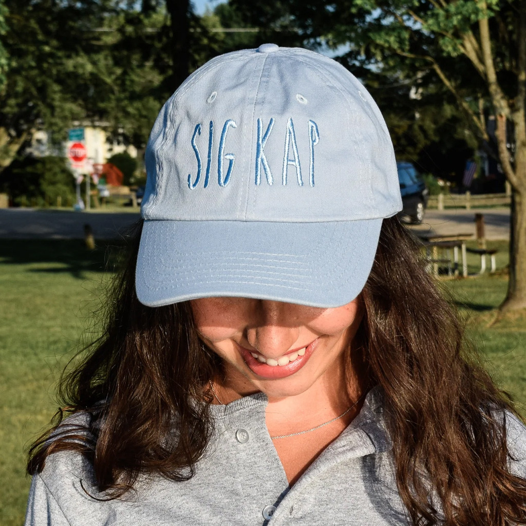 Sorority Merch Sig Kap Embroidered Hat Sorority Hat Christmas Gifts For Sister Sorority Merch Sig Kap Embroidered Hat Sorority Hat Christmas Gifts For Sister
