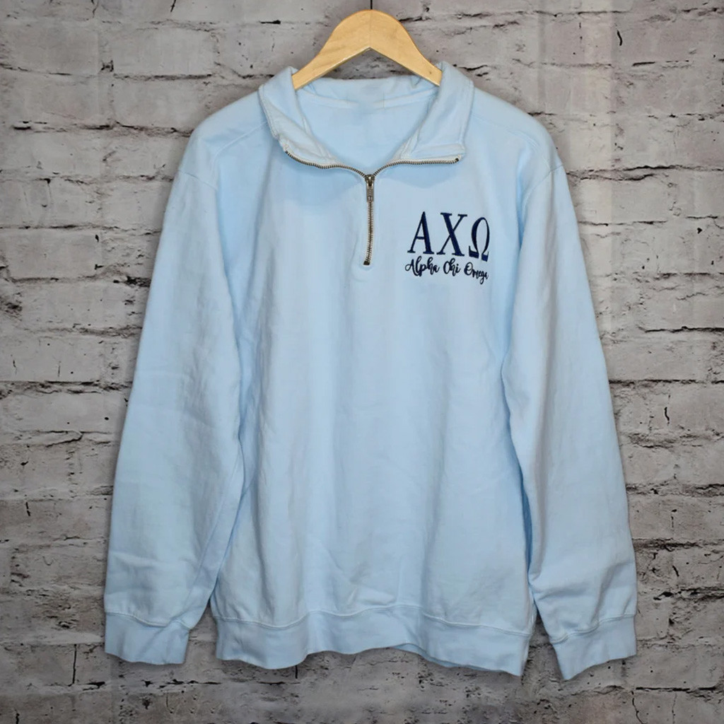 Sorority Merch Sorority Quarter Zip Sweatshirt Gift Ideas For Daughter