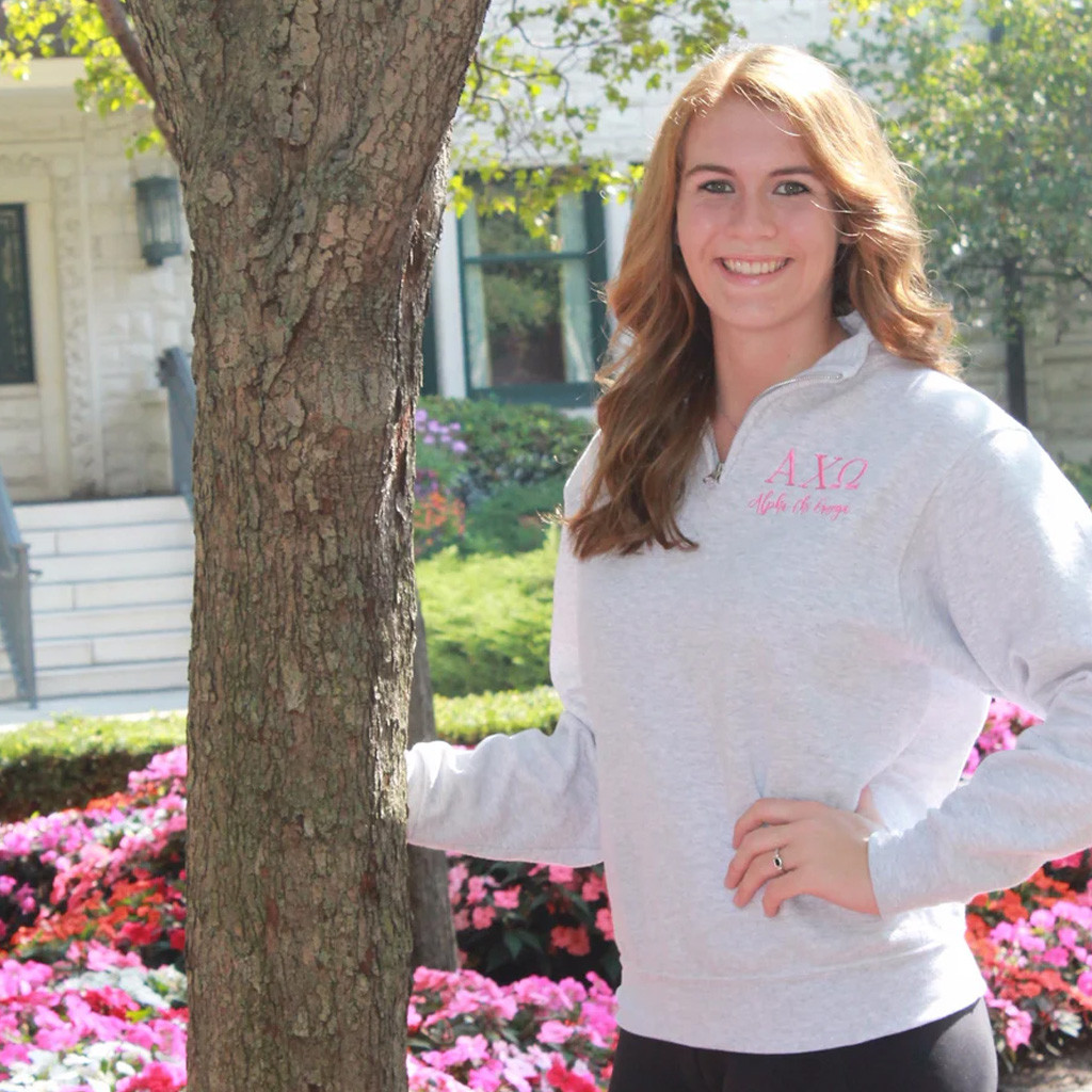 Sorority Merch Sorority Quarter Zip Sweatshirt Xmas Gifts For Sister