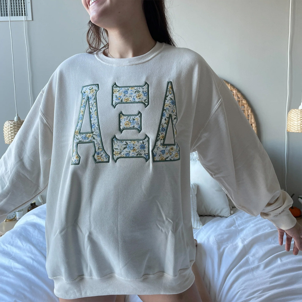 Sorority Merch Spring Wildflowers Sorority Sweatshirt Birthday Presents For Wife Sorority Merch Spring Wildflowers Sorority Sweatshirt Birthday Presents For Wife