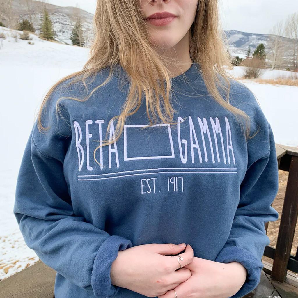 Sorority Merch State of Mind Sweatshirt Sorority Apparel Xmas Gifts For Besties