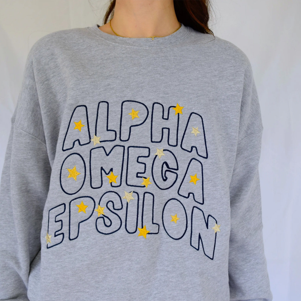 Sorority Merch Under the Stars Sorority Sweatshirt Birthday Presents For Best Friends