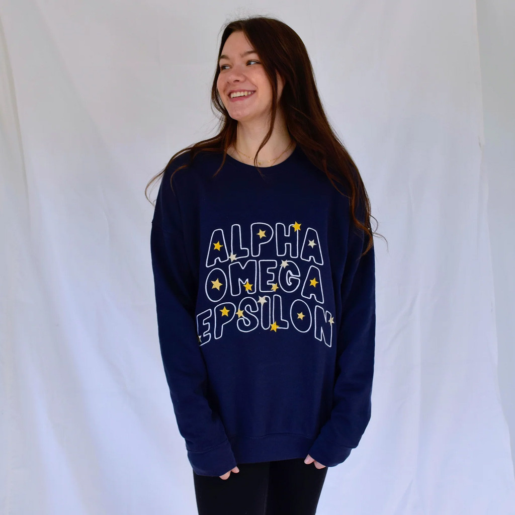 Sorority Merch Under the Stars Sorority Sweatshirt Birthday Presents For Wife
