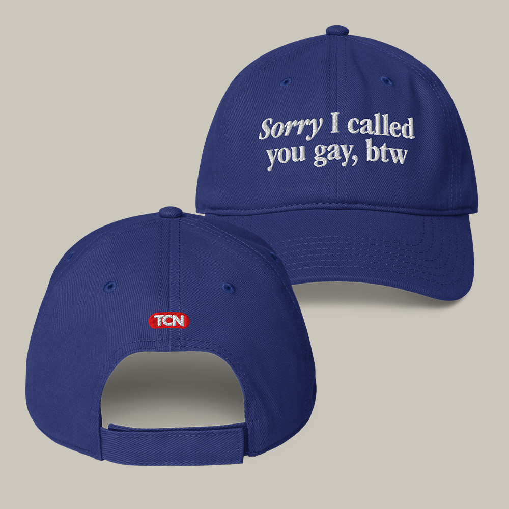Sorry I Called You Gay Btw Hat Tucker Carlson Baseball Cap Funny Gift For Fans
