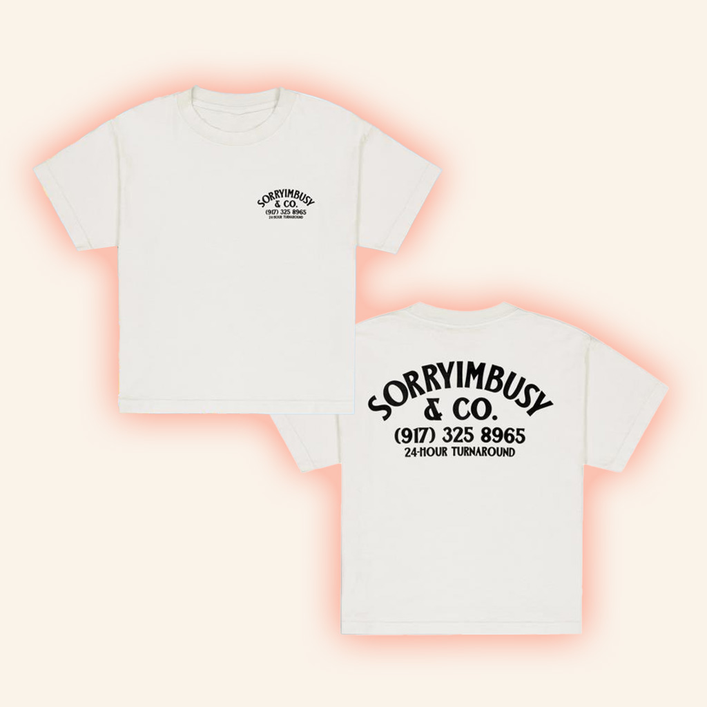 Sorry I'm Busy Merch 24 Hour Turnaround T-Shirt Gifts For Boyfriend Sorry I'm Busy Merch 24 Hour Turnaround T-Shirt Gifts For Boyfriend