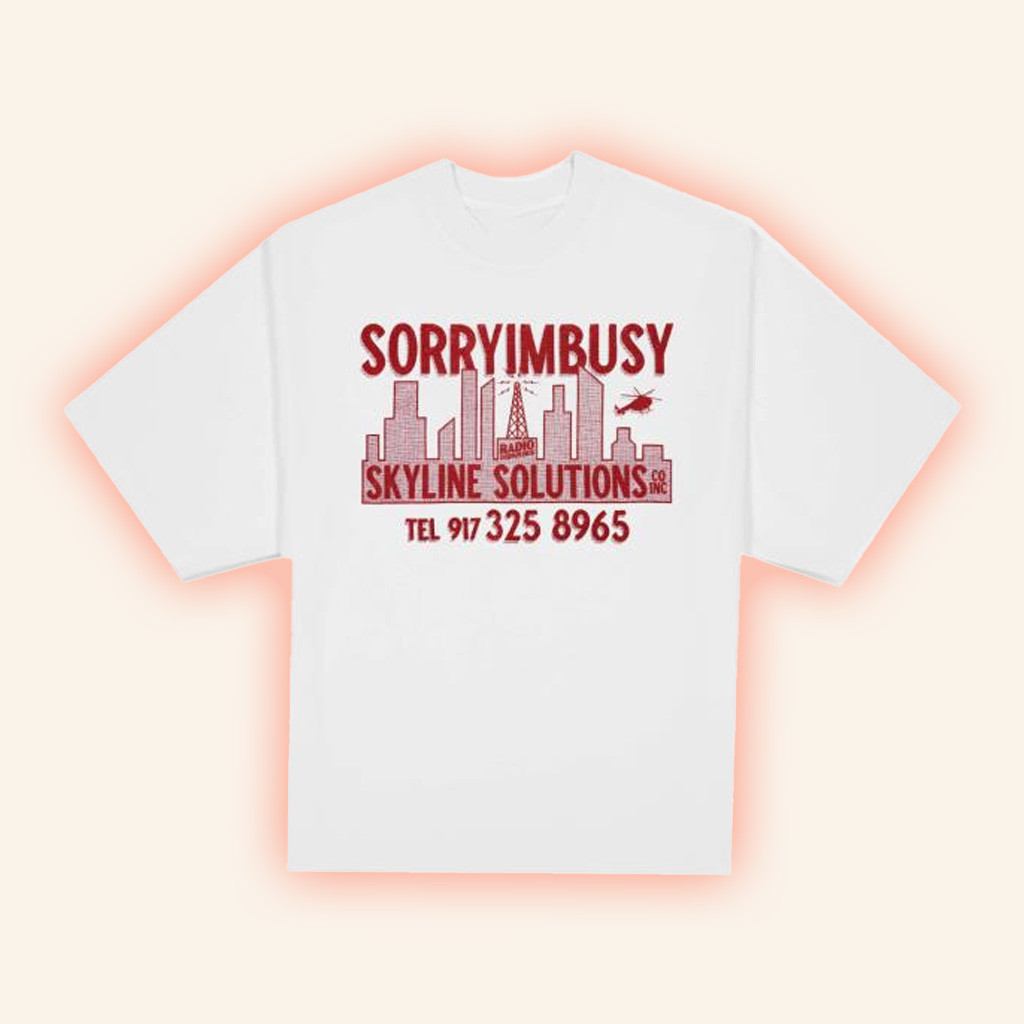 Sorryimbusy Merch Skyline Solution T-Shirt Birthday Present For Husband Sorryimbusy Merch Skyline Solution T-Shirt Birthday Present For Husband