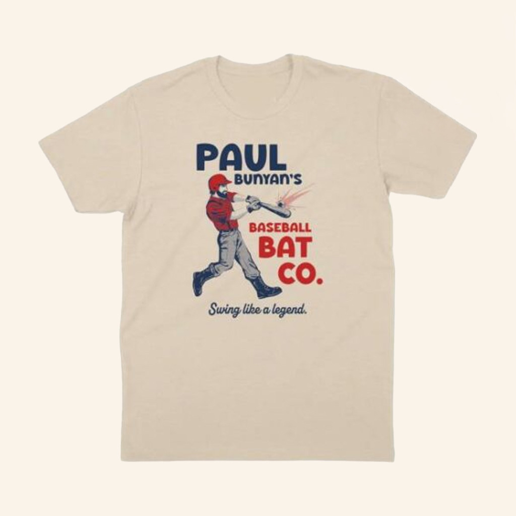 SotaStick Co Merch Bunyan's Baseball Bat T-Shirt Gift Ideas For Husband