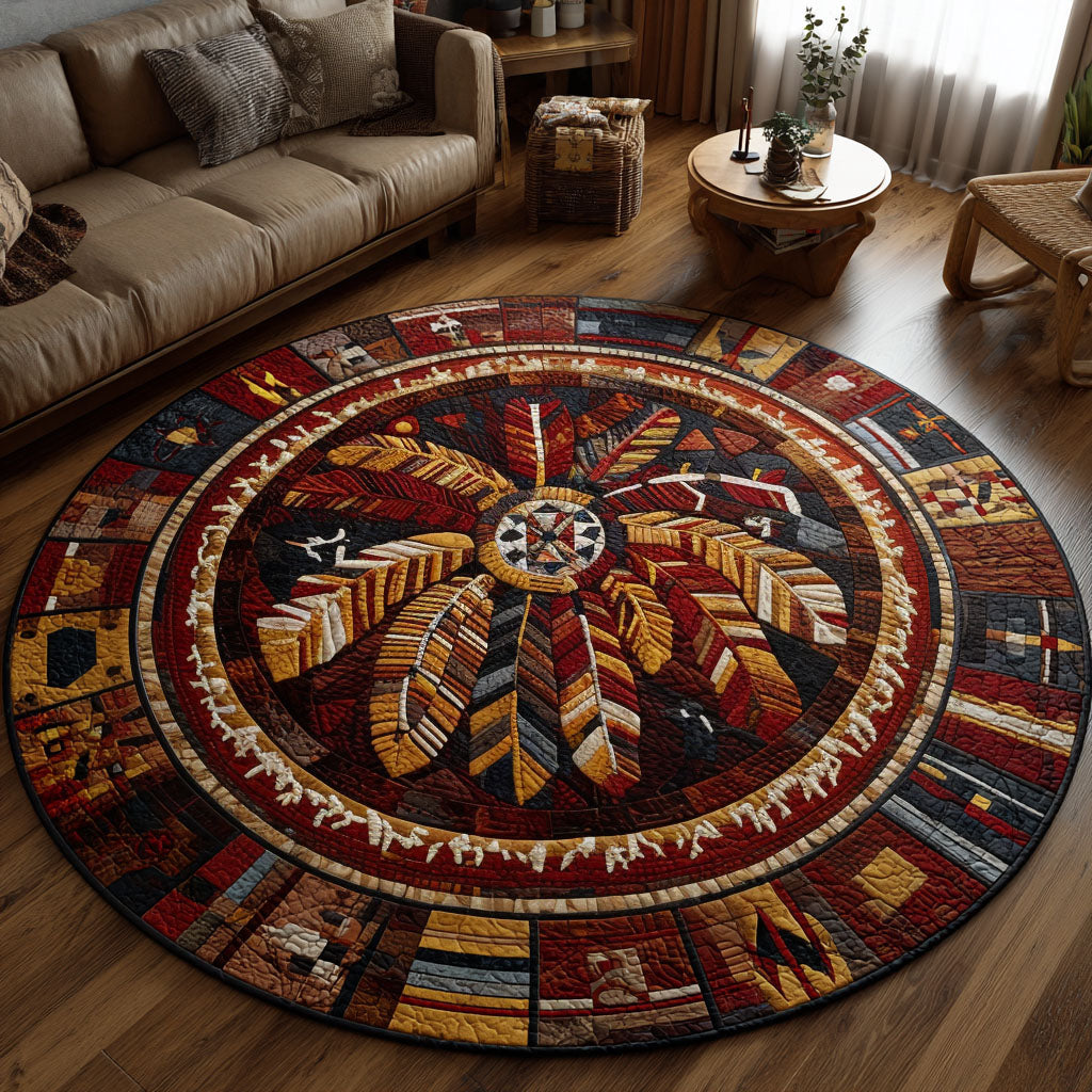 Soul Catcher Quilted Round Mat Entryway Ideas Christmas Gift New Grandma