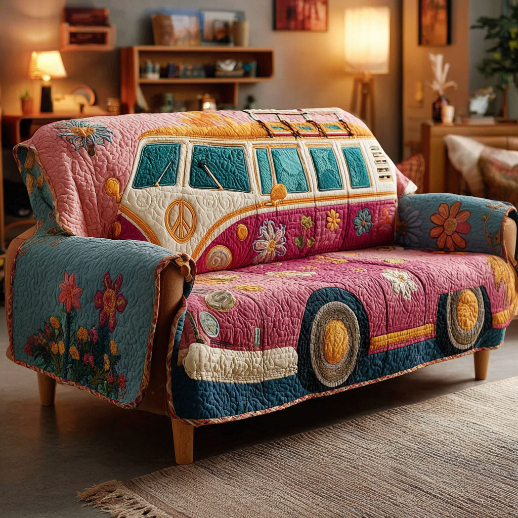 Soul of the Quilted Sofa Cover Seat Covers For Couches Best Gifts For Hippie Friends