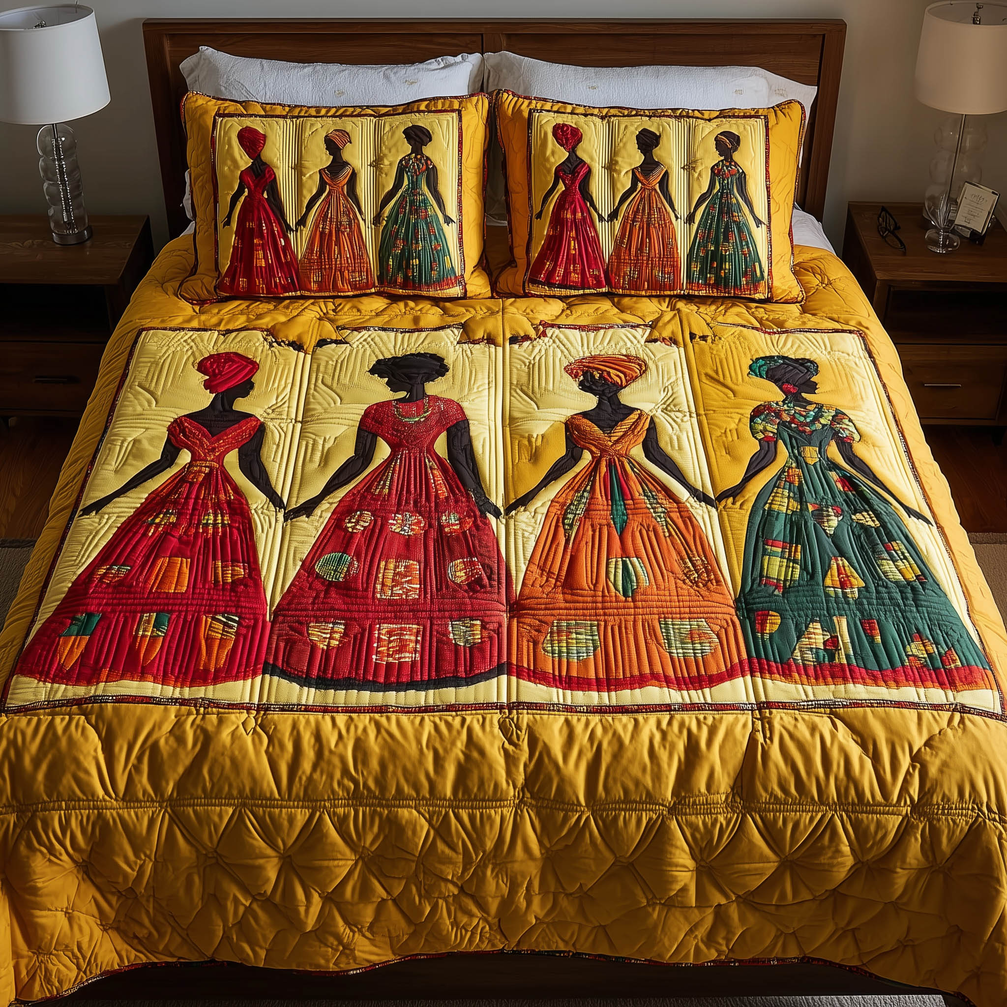 Soulbound Roots Quilted Bedding Set Home Decor Collection