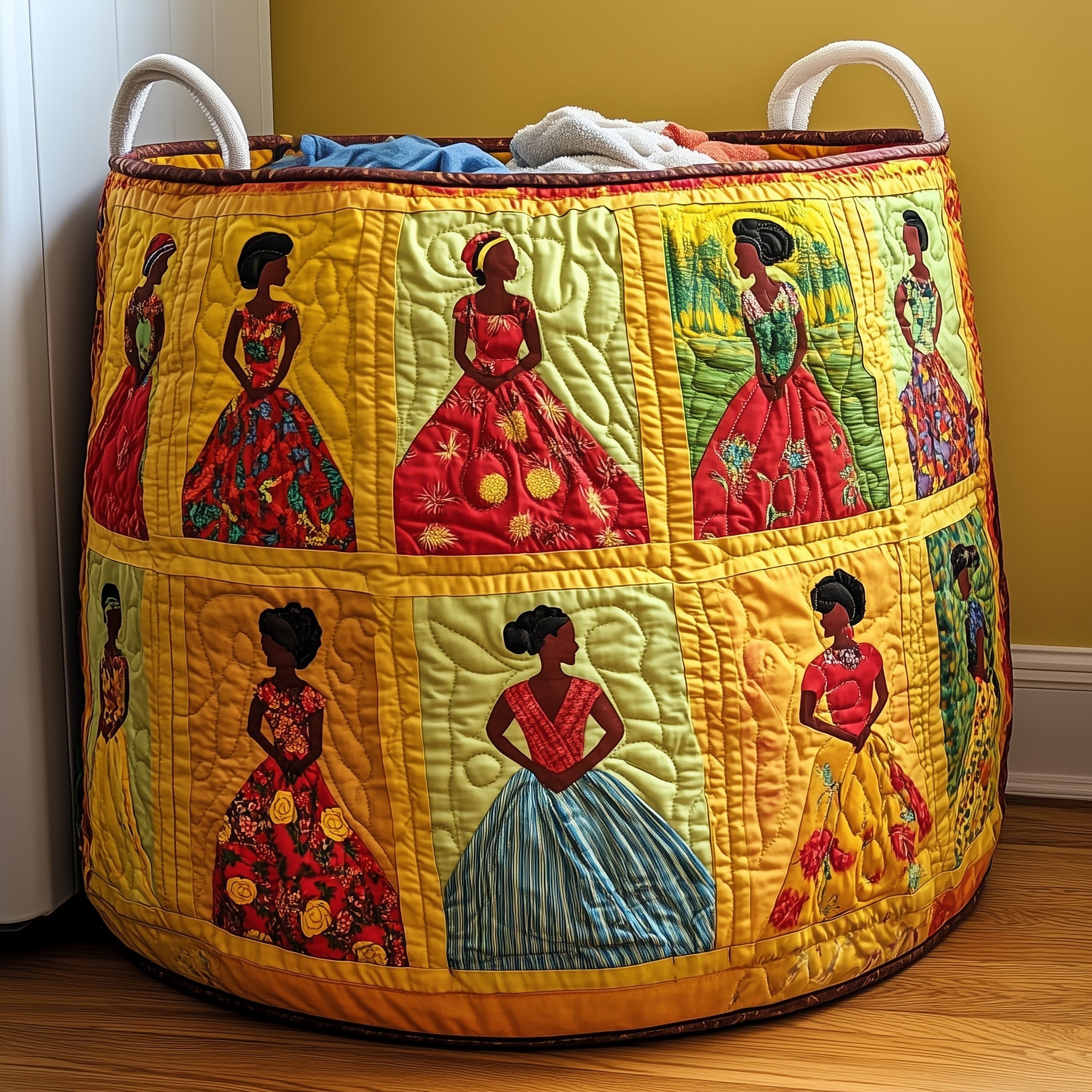 Soulbound Roots Quilted Laundry Basket Great Stocking Stuffer