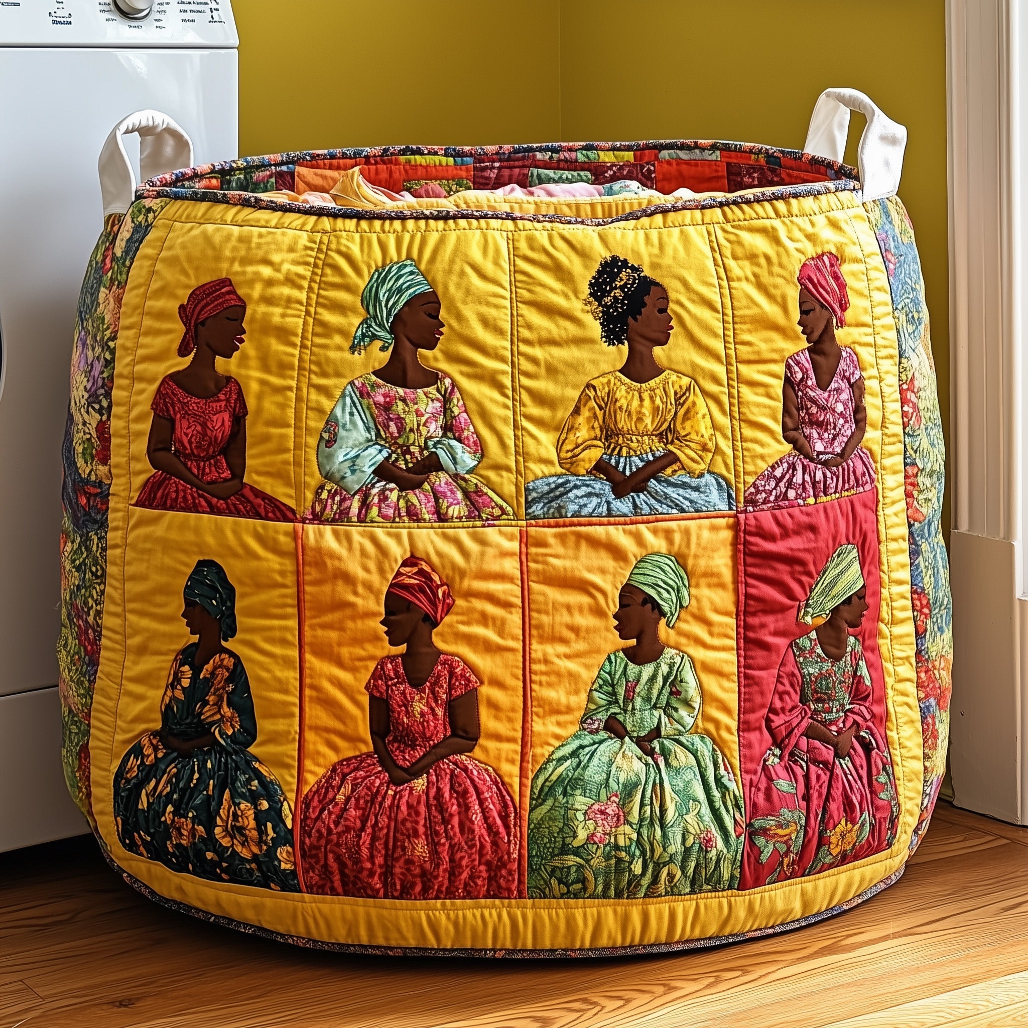 Soulbound Roots Quilted Laundry Basket Perfect Birthday Gift Idea