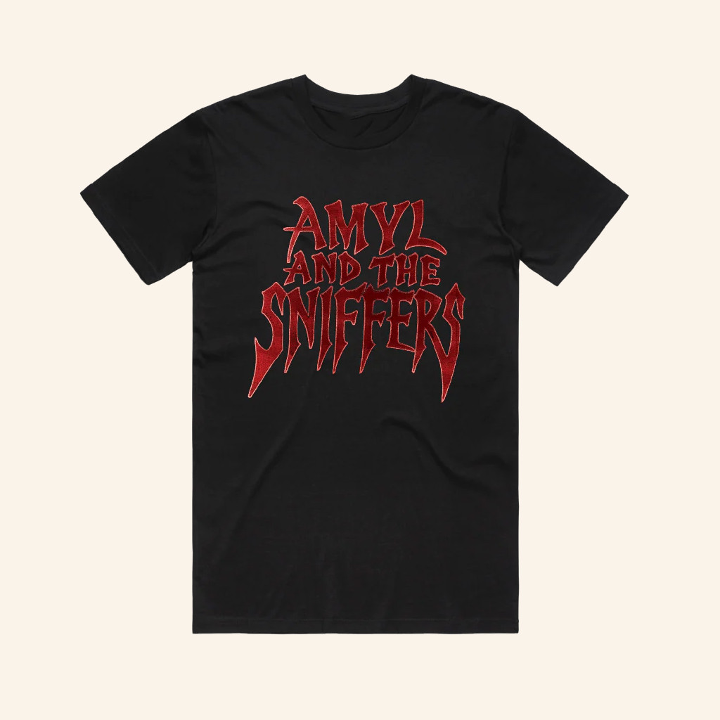Sound Merch Amyl And The Sniffers Rennie Blood Black T-Shirt Christmas Present For Dad