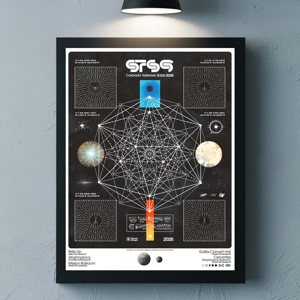 Sound Tribe Sector 9 STS9 X Conscious Alliance Colorado Takeover 2026 Poster