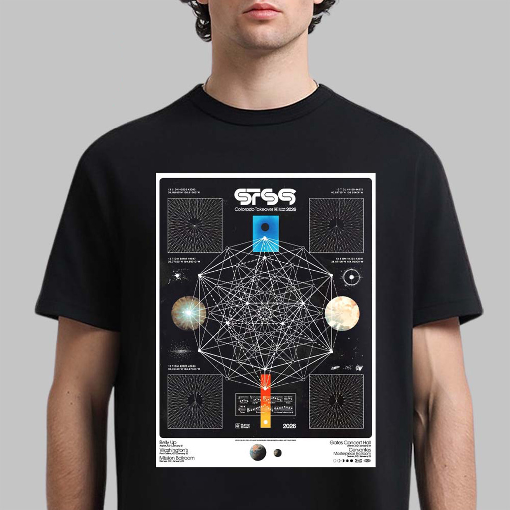 Sound Tribe Sector 9 STS9 X Conscious Alliance Colorado Takeover 2026 Poster T-Shirt