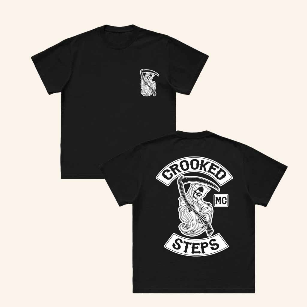 Soundgarden Merch Crooked Steps Black T-Shirt Halloween Gifts Ideas For Him Soundgarden Merch Crooked Steps Black T-Shirt Halloween Gifts Ideas For Him