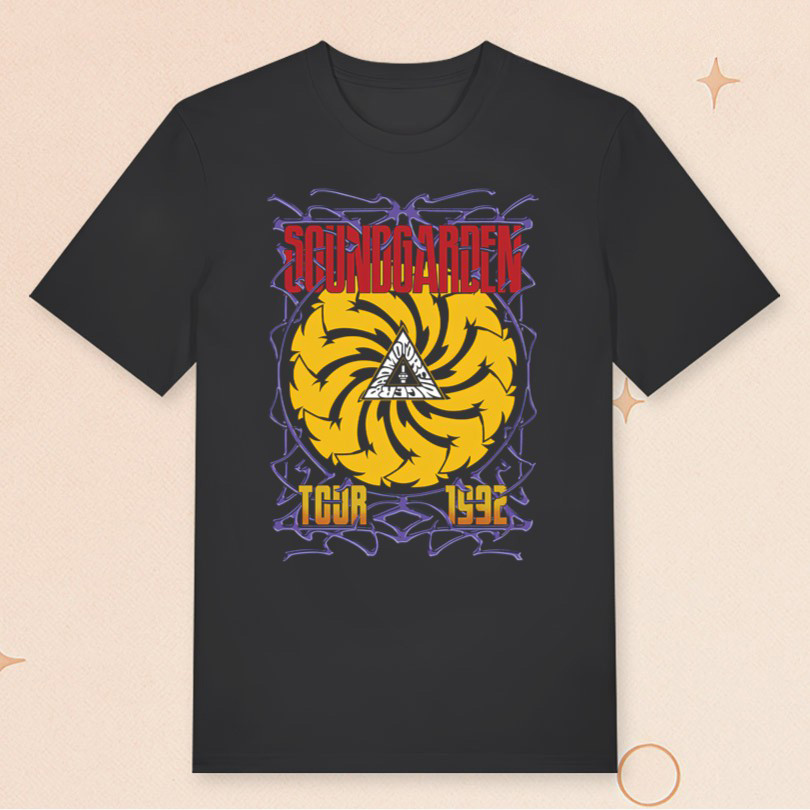 Soundgarden Merch Soundgarden Tour 1992 T-Shirt Best Gifts For Rock Lovers