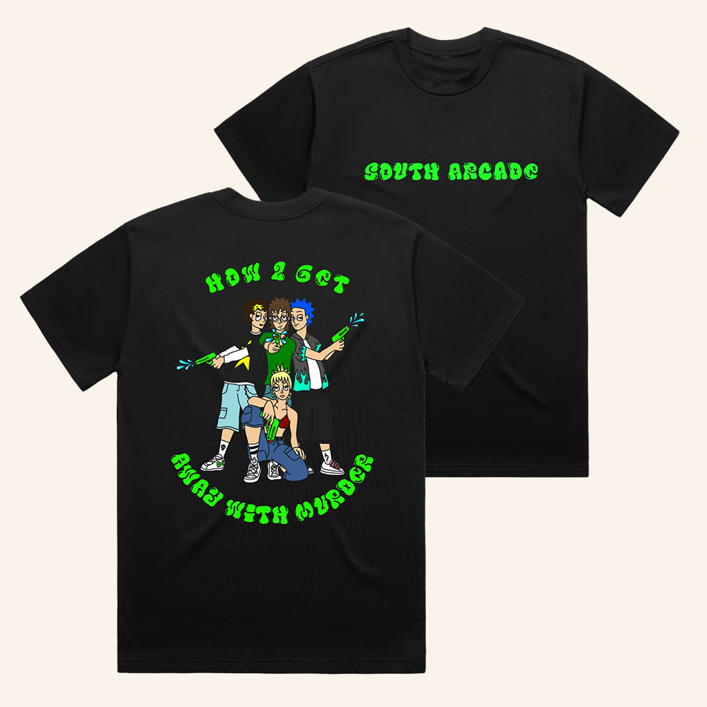 South Arcade Merch How To Get Away With Murder Black T-Shirt Cool Gifts For Rock Lovers