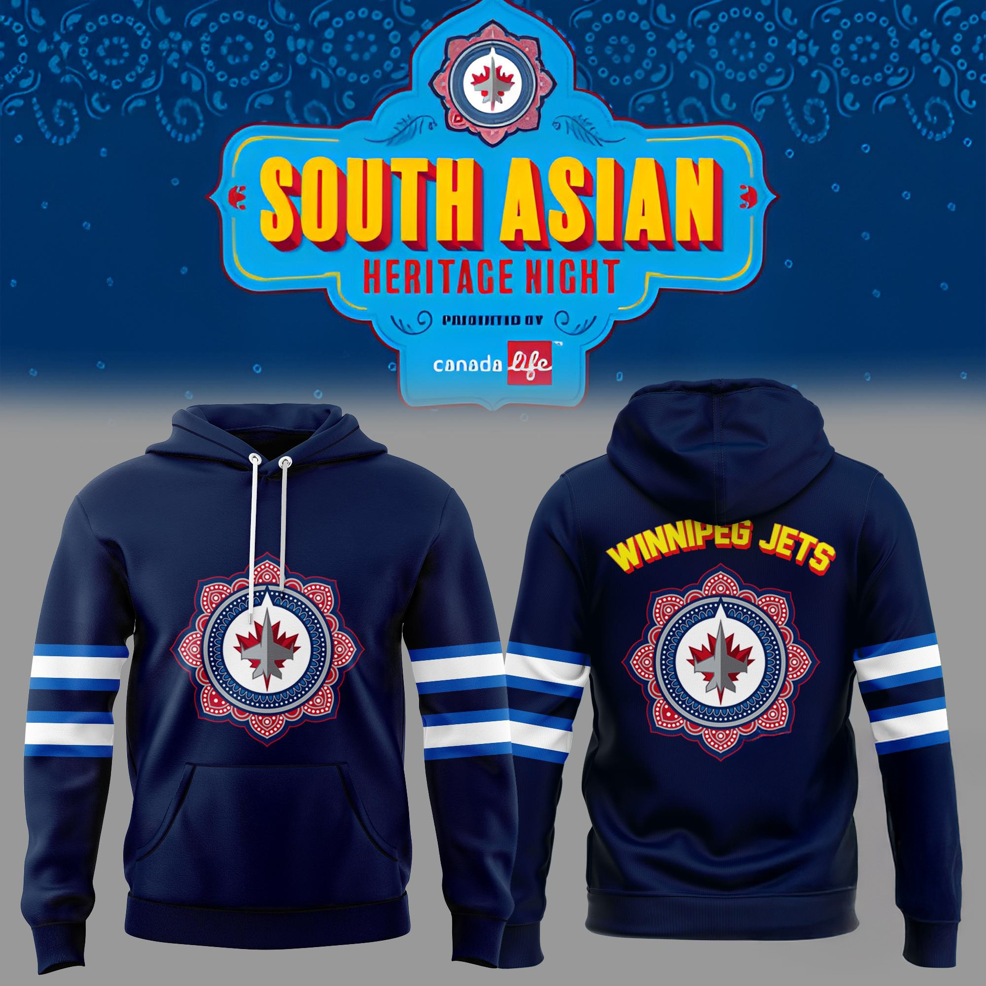 South Asian Heritage Night Winnipeg Jets New Hoodie Best Football Gifts