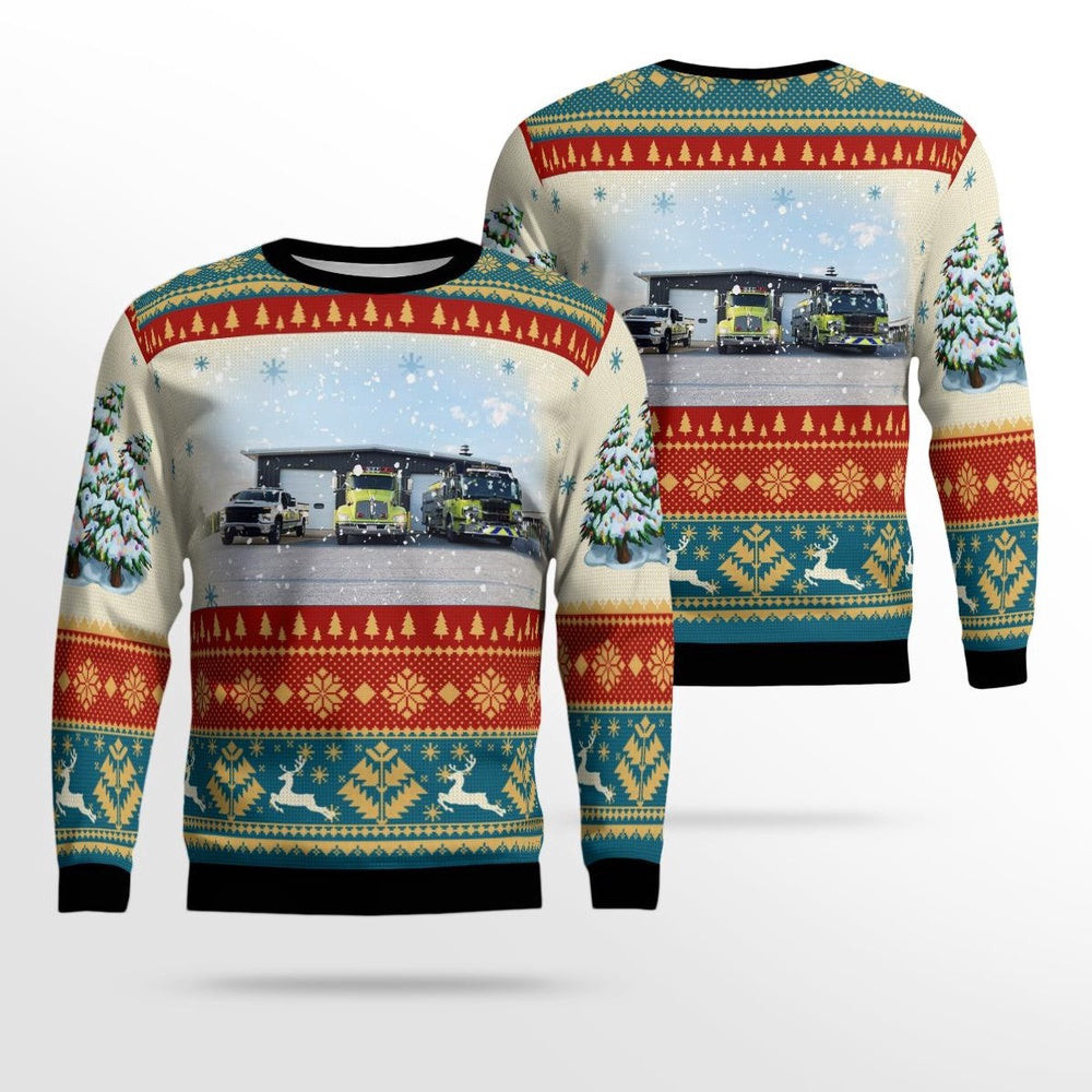 South Byron New York South Byron Volunteer Fire Company Christmas Ugly Sweater Unisex Christmas Gift