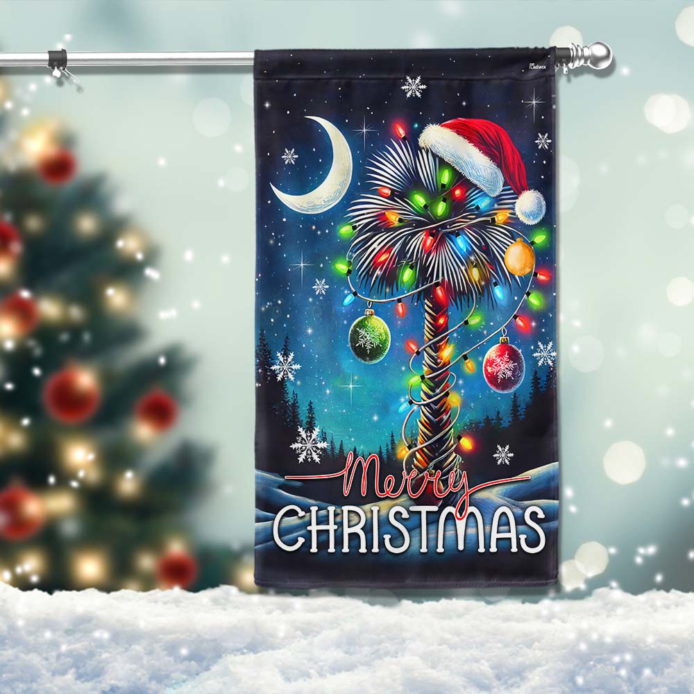 South Carolina Christmas Flag
