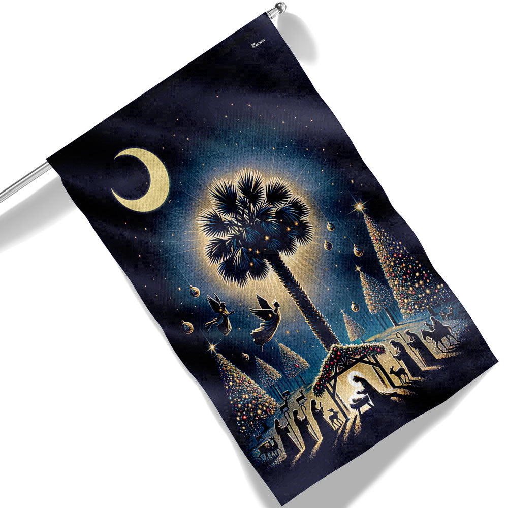 South Carolina Christmas Nativity Child Is Born Flag