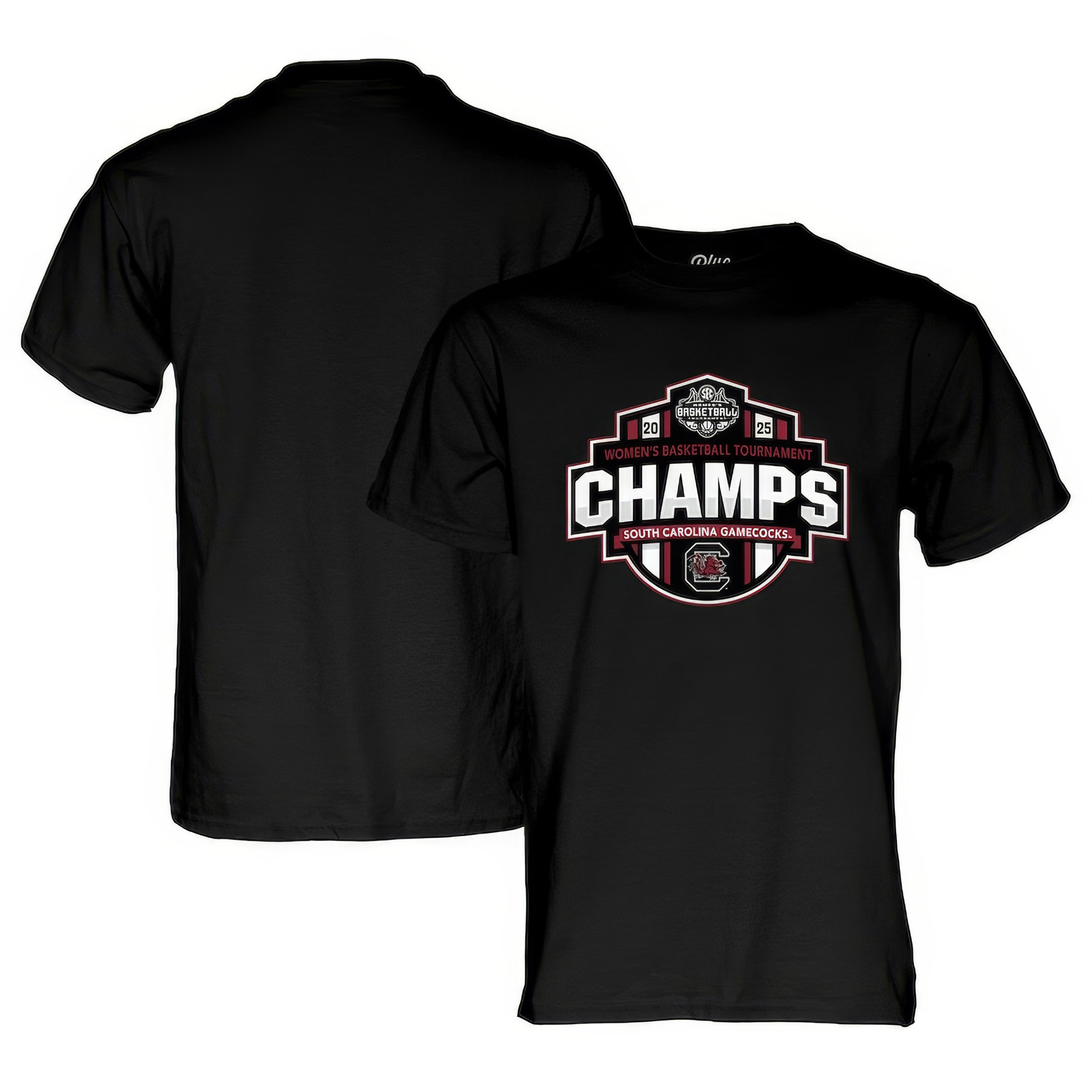 South Carolina Gamecocks 2025 SEC Women's Basketball Conference Tournament Champions Shirt