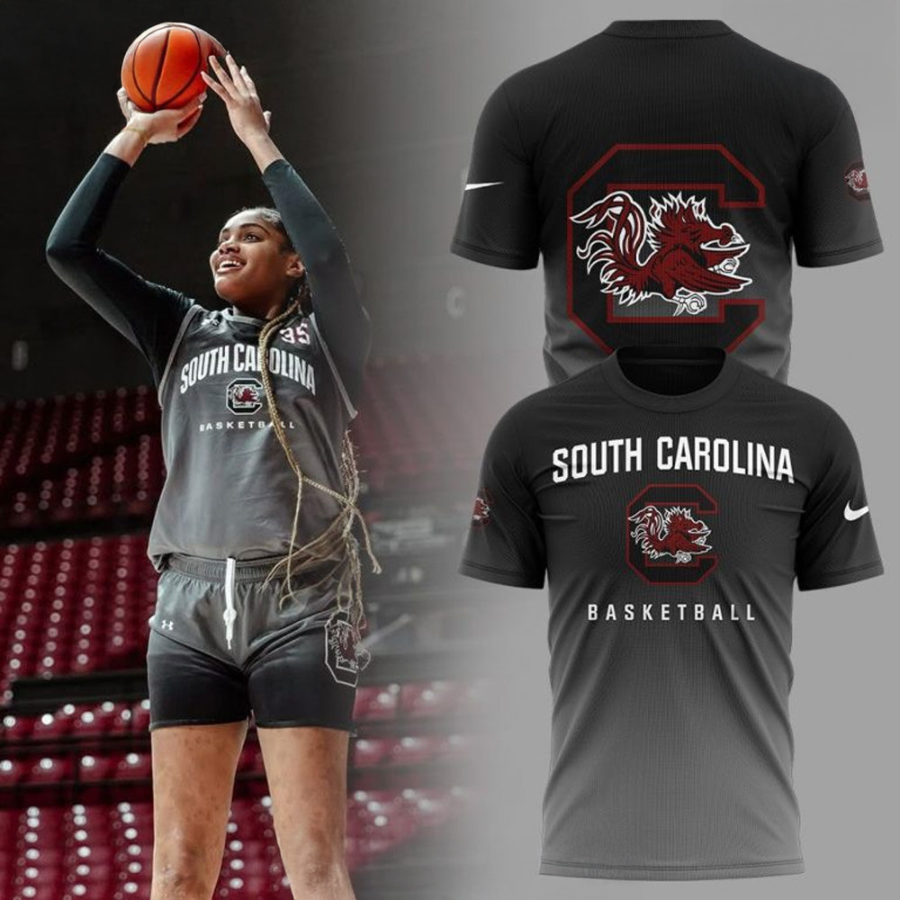South Carolina Gamecocks Basketball Dark Mode T-Shirt Gifts For Fans