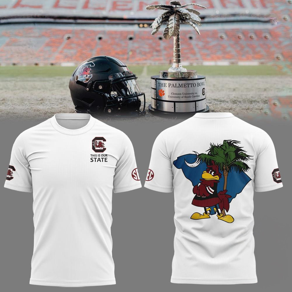 South Carolina Gamecocks Football This Is Our State T-Shirt Gifts For Football Fan